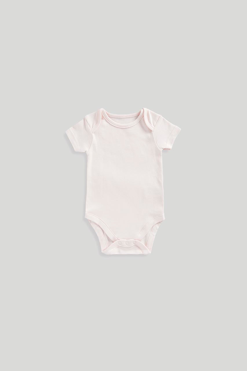 Short-Sleeved Bodysuits - 5 Pack