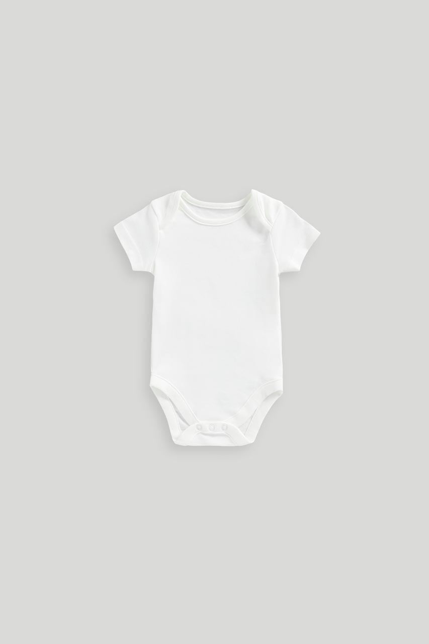 Short-Sleeved Bodysuits - 5 Pack