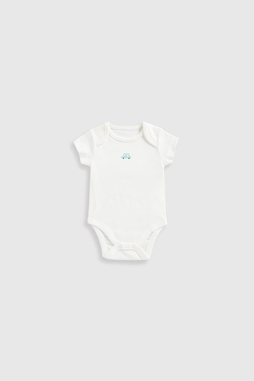 Cars Short-Sleeved Bodysuits - 5 Pack