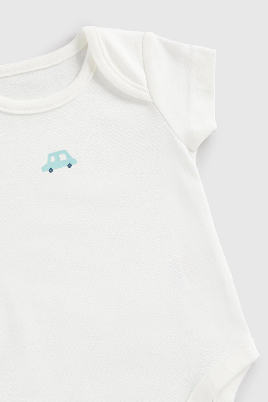 Cars Short-Sleeved Bodysuits - 5 Pack