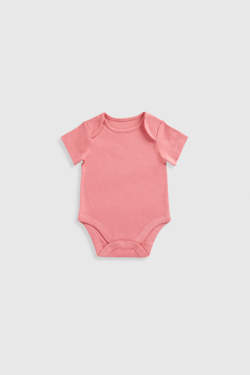 Ditsy Short-Sleeved Bodysuits - 5 Pack