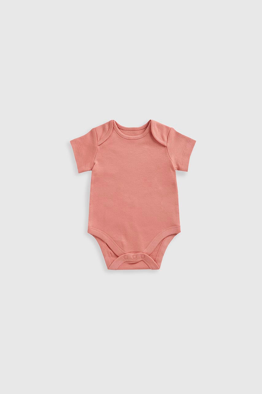 Bunny Short-Sleeved Bodysuits - 5 Pack