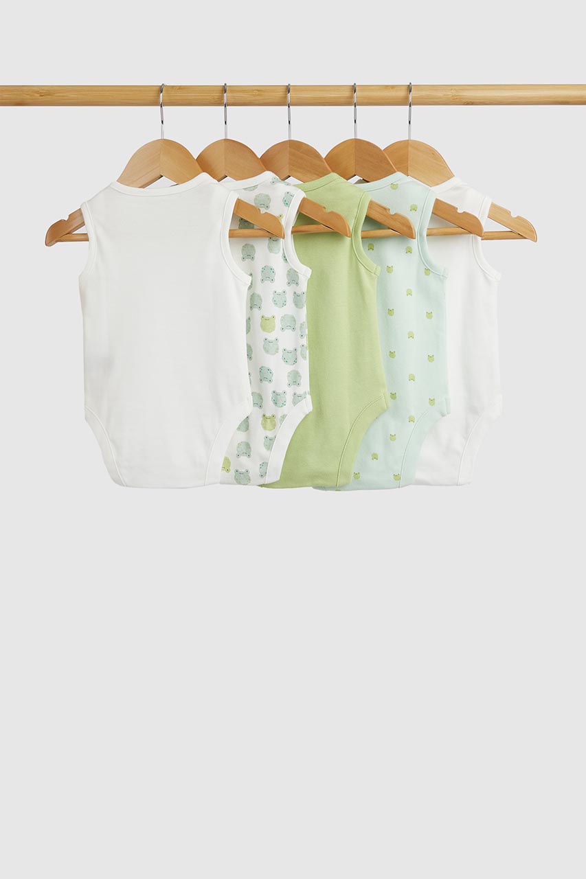 Frog Sleeveless Bodysuits Pack