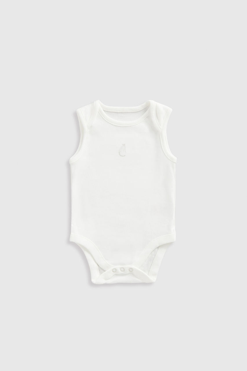 Animals Sleeveless Bodysuits - 5 Pack