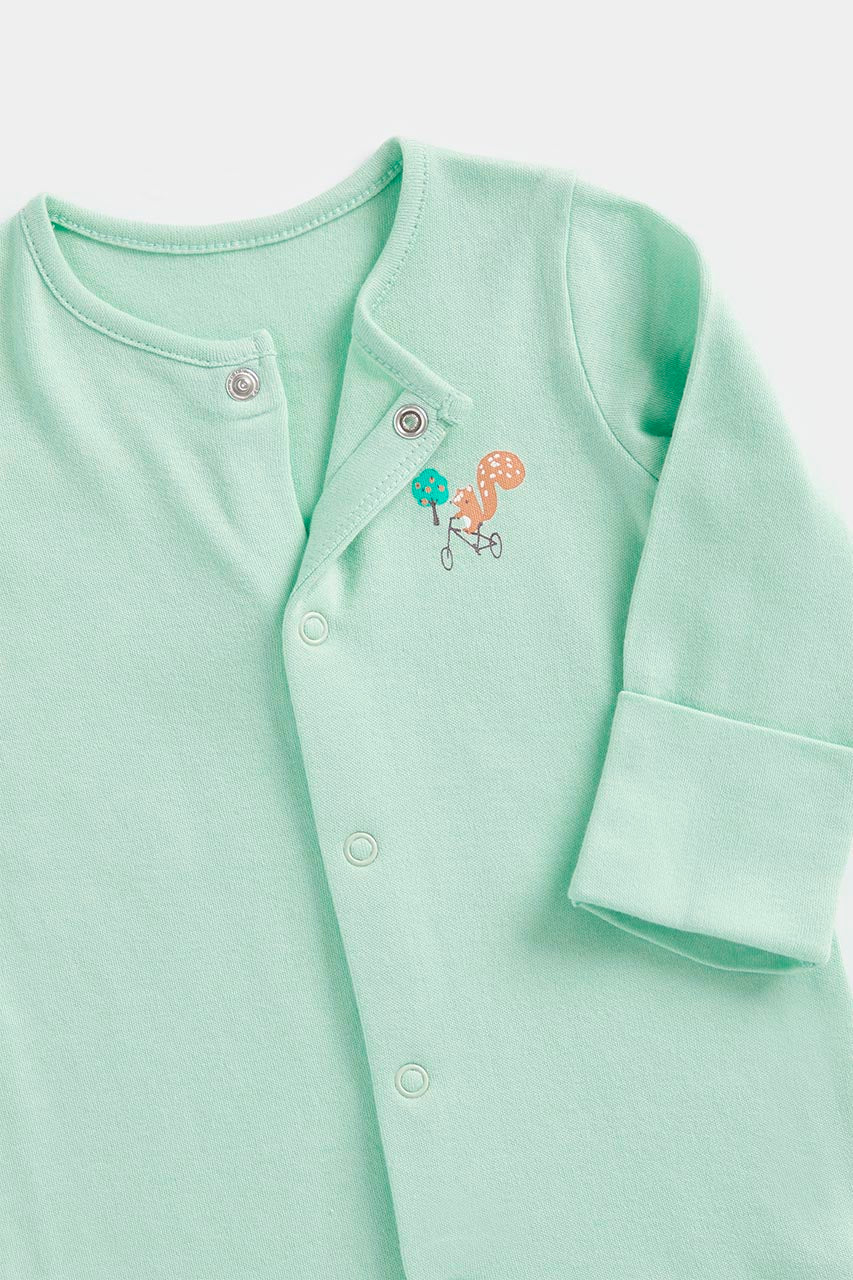Forest Friends Baby Sleepsuits - 3 Pack