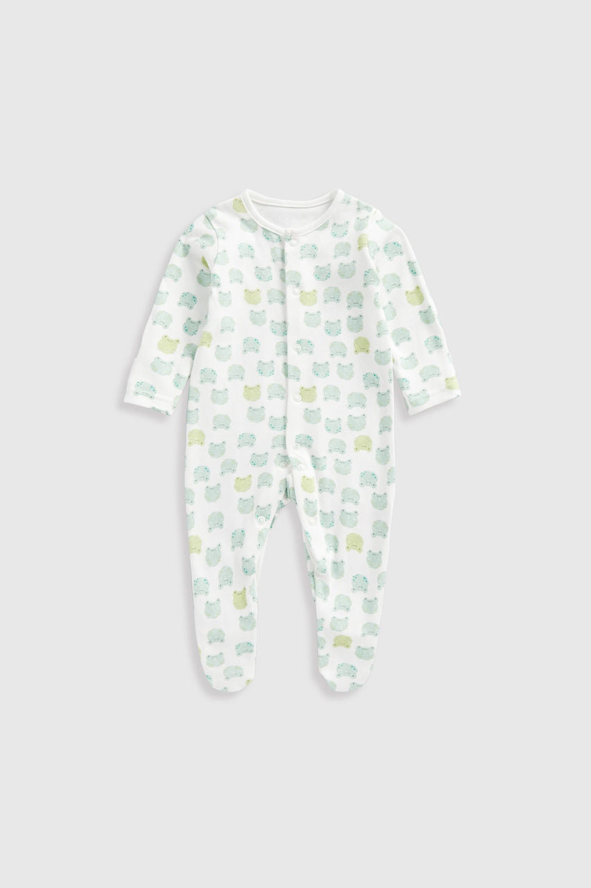 Frog Baby Sleepsuits - 3 Pack