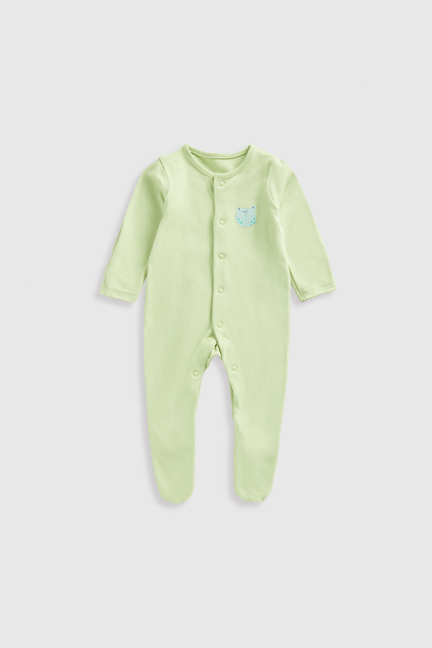 Frog Baby Sleepsuits - 3 Pack