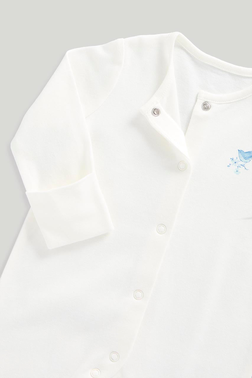 Ditsy Baby Sleepsuits - 3 Pack