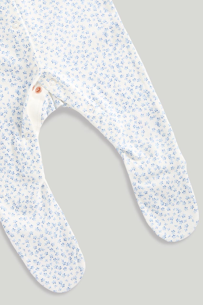 Ditsy Baby Sleepsuits - 3 Pack