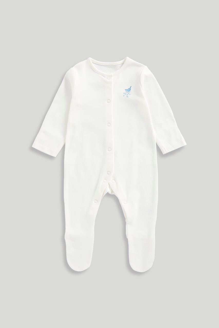 Ditsy Baby Sleepsuits - 3 Pack