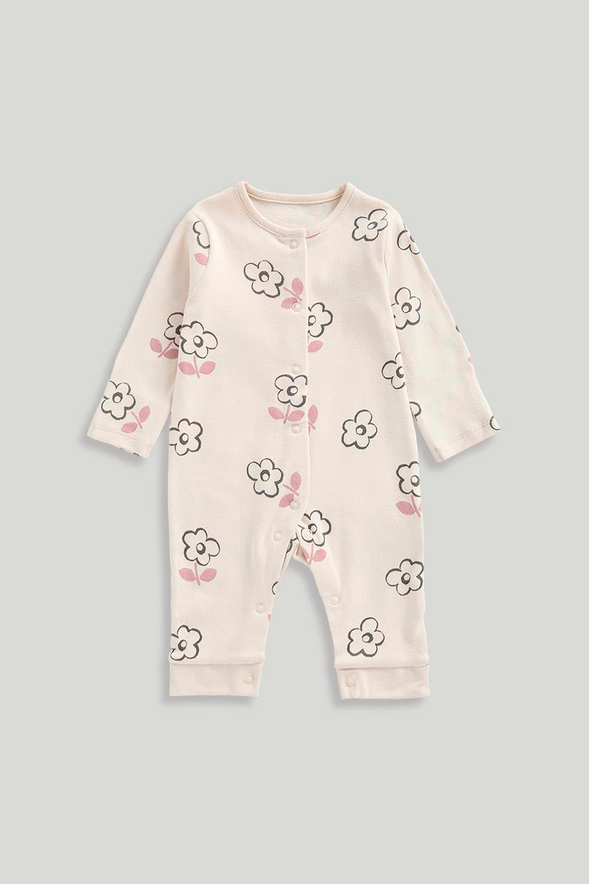 My First Pink Footless Sleepsuits - 3 Pack