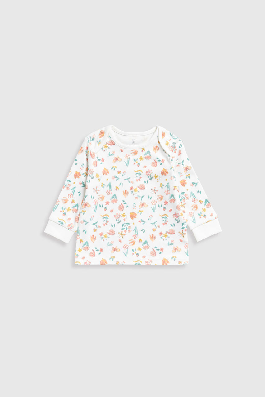 Floral Garden Baby Pyjamas - 2 Pack