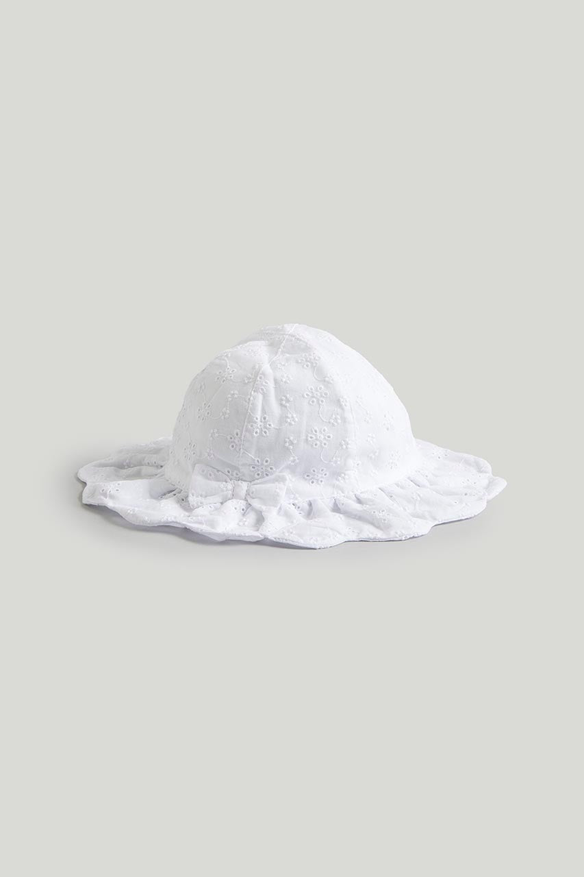 White Broderie UPF50+ Sun Hat