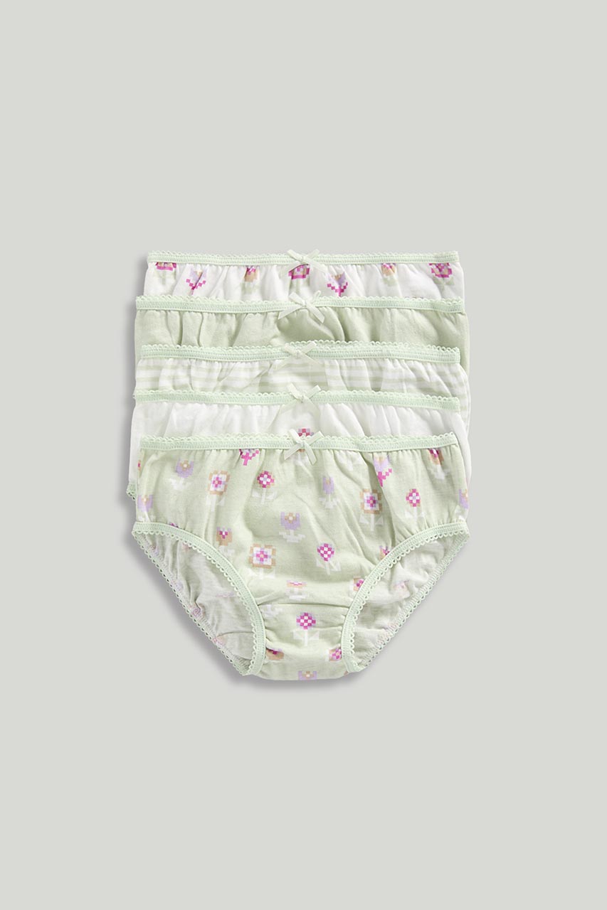 Pixel Flower Briefs - 5 Pack