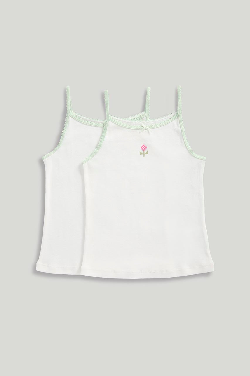 Floral Camisole Vests - 2 Pack