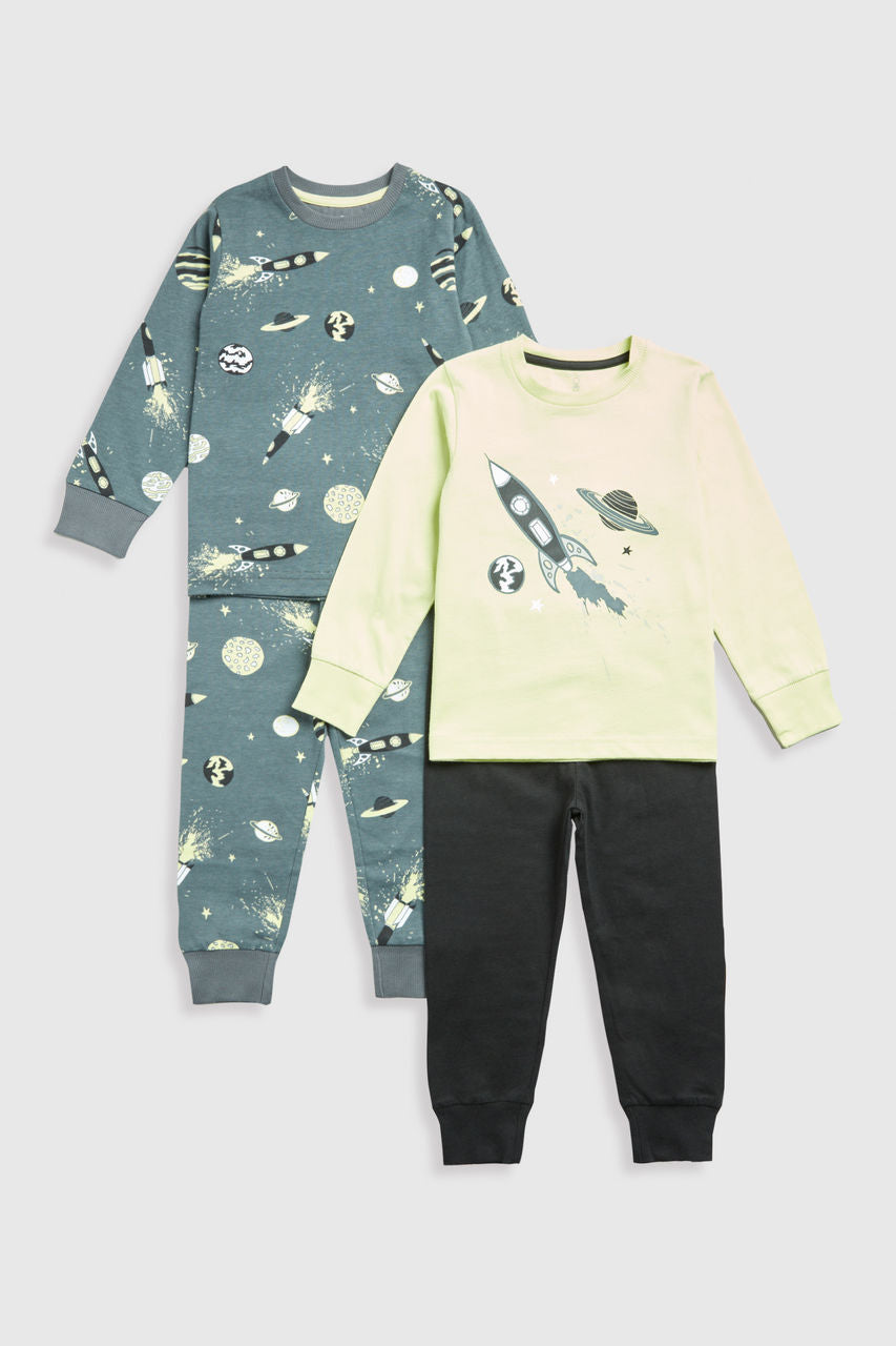 Space Pyjamas - 2 Pack