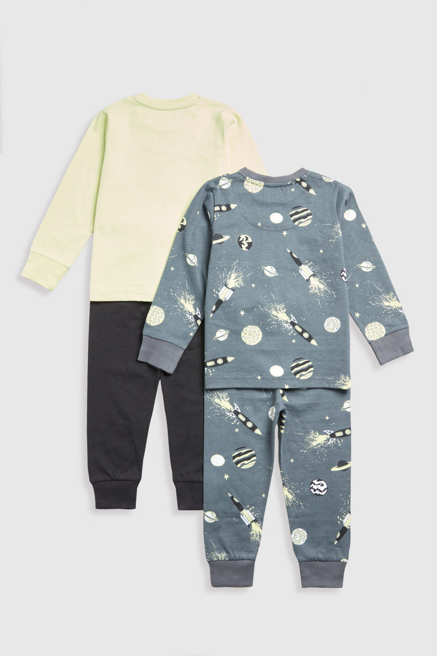 Space Pyjamas - 2 Pack