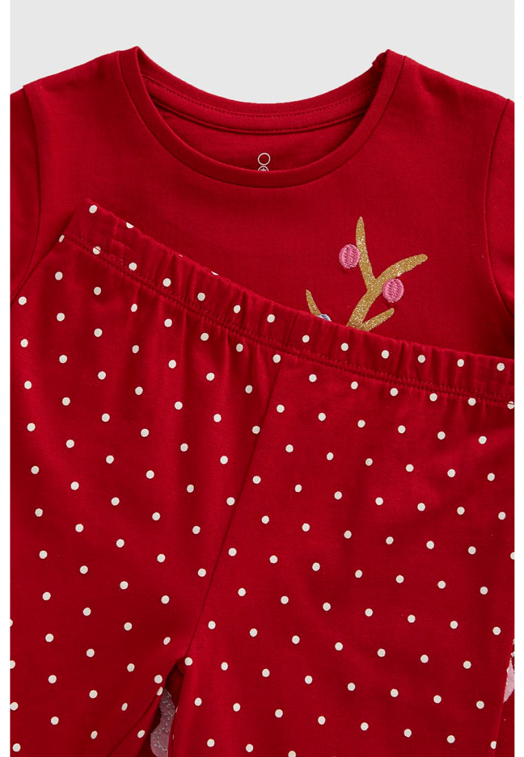 Red Reindeer Festive Pyjamas