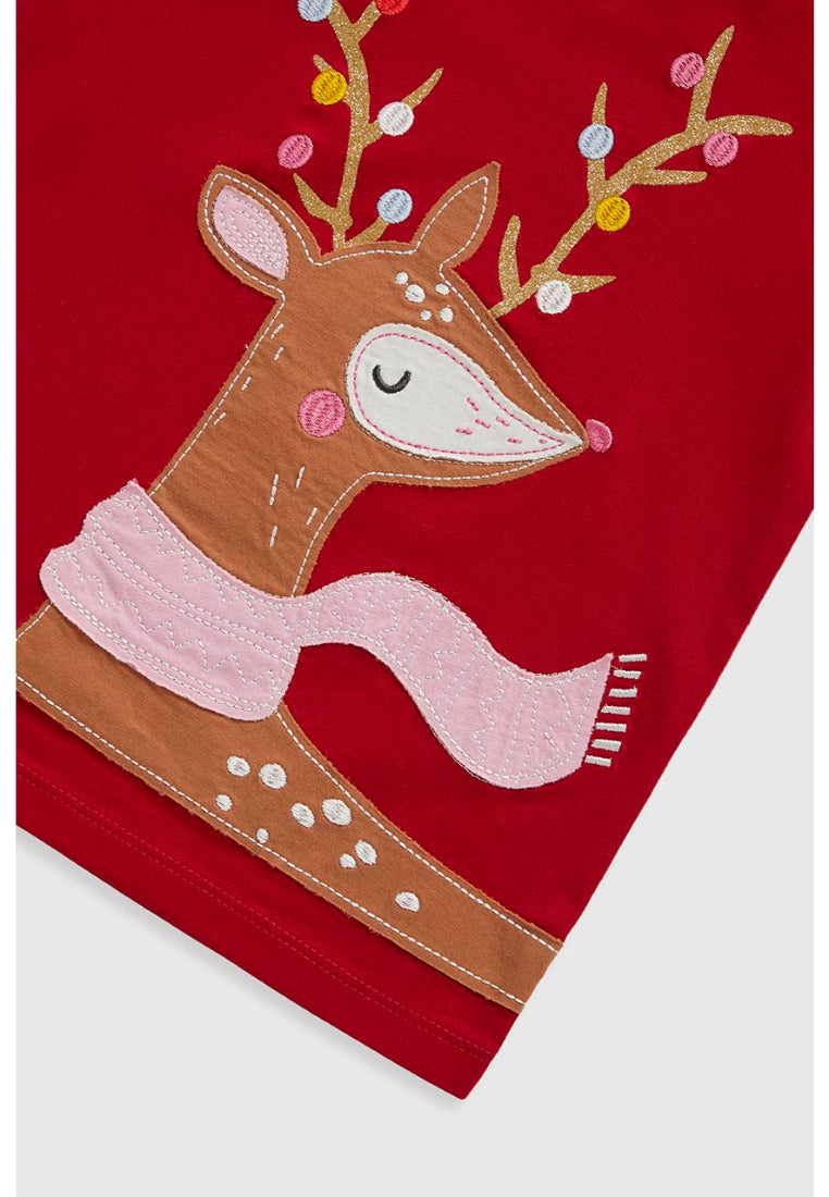 Red Reindeer Festive Pyjamas