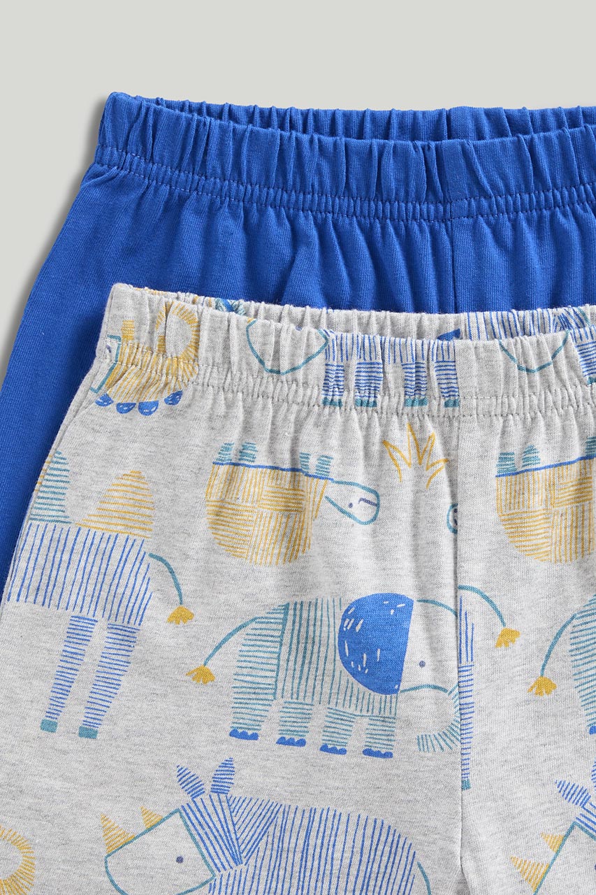 Safari Animal Short Pyjamas - 2 Pack