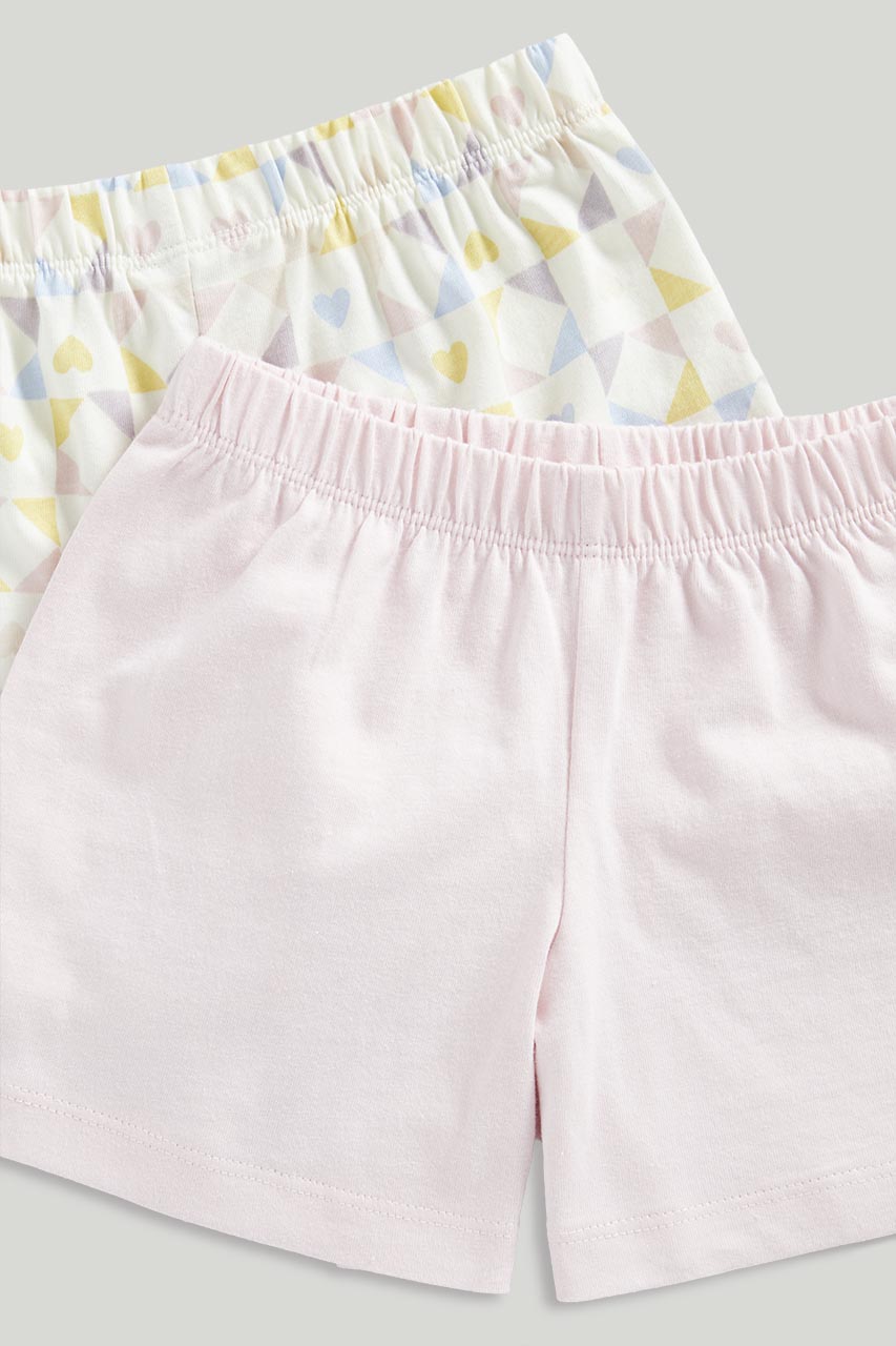 Heart Tile Short Pyjamas - 2 Pack
