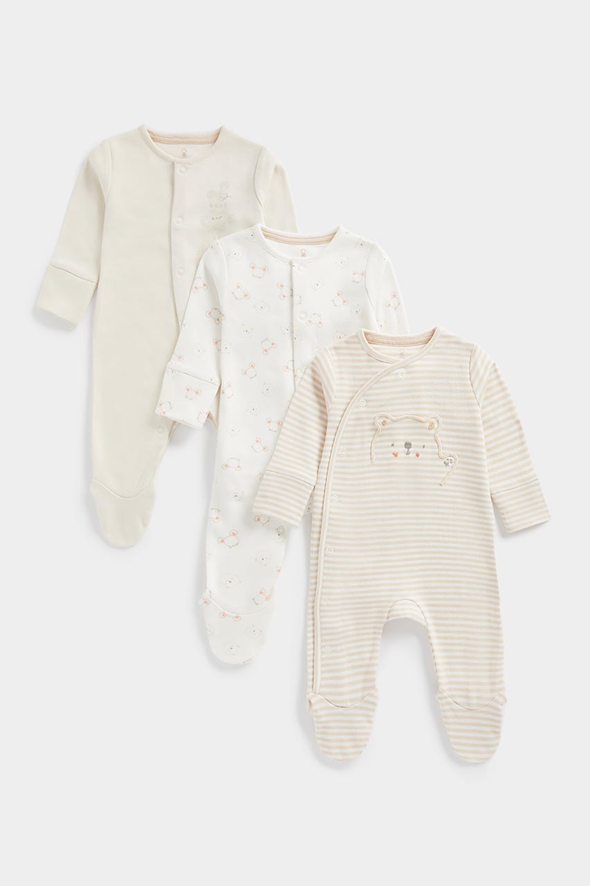Bear And Mouse All-In-Ones - 3 Pack