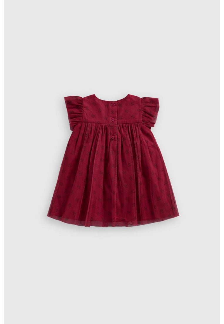 Berry Tulle Occasion Dress