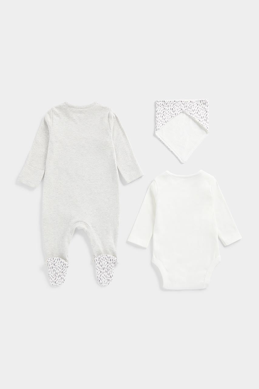 My First All-In-One, Bodysuit And Bib Set