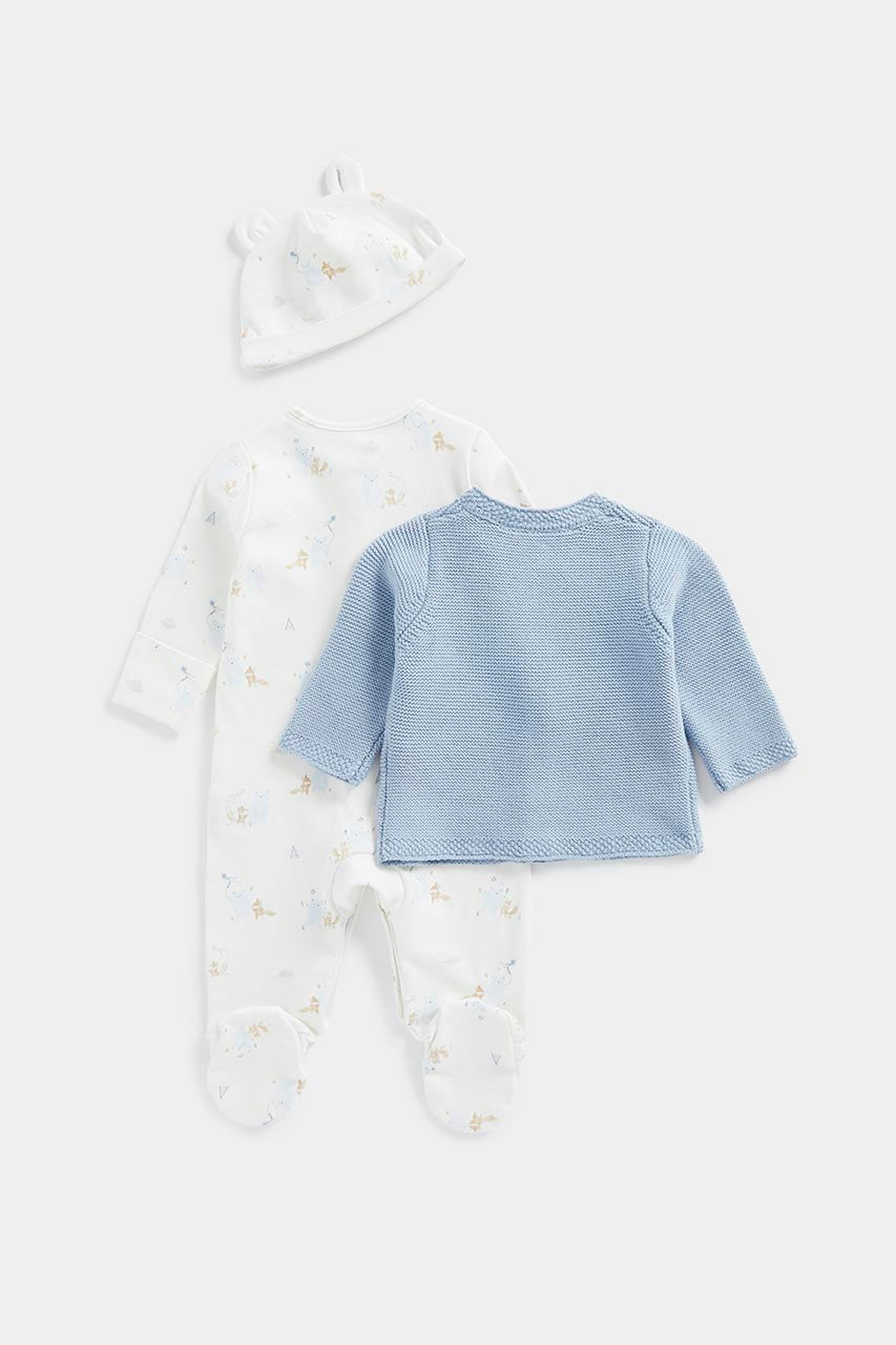 My First 3-Piece Baby Boy Outfit Set
