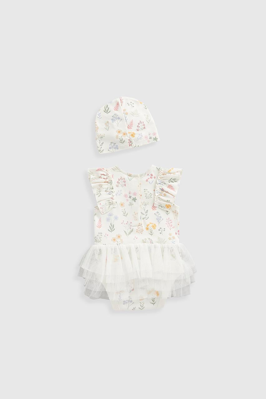 Tutu Bodysuit and Hat Set