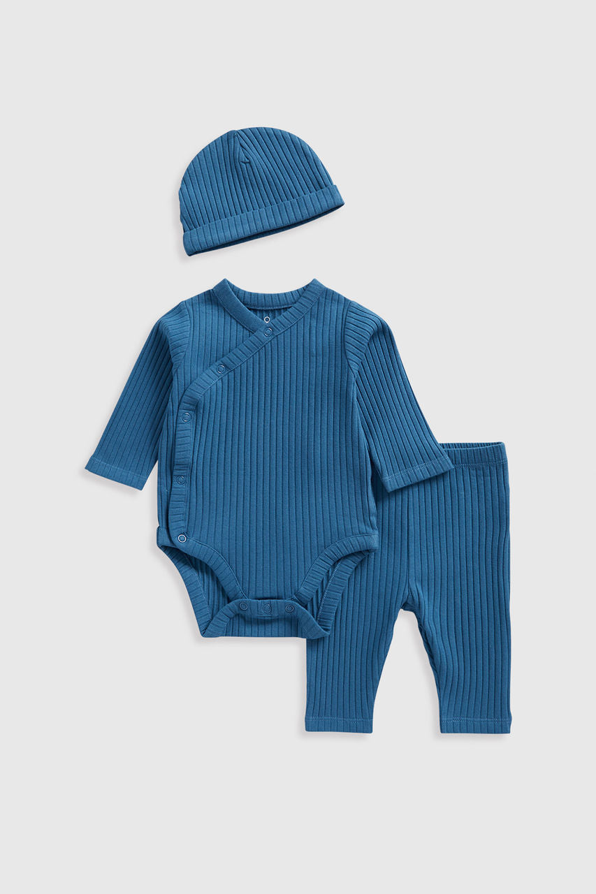 Blue 3-Piece Outfit Set