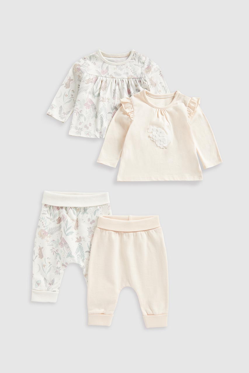 Enchanted T-Shirts and Joggers 4-Piece Set