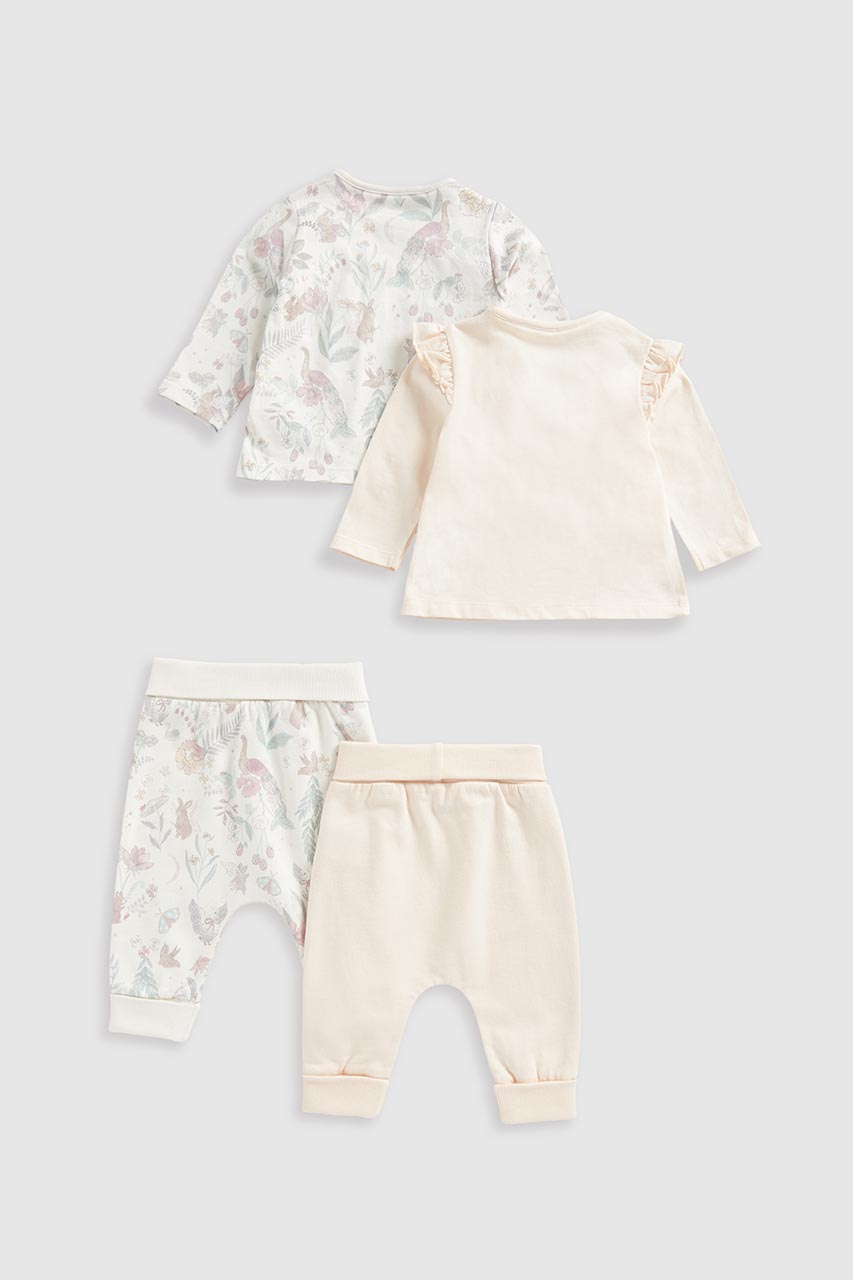 Enchanted T-Shirts and Joggers 4-Piece Set