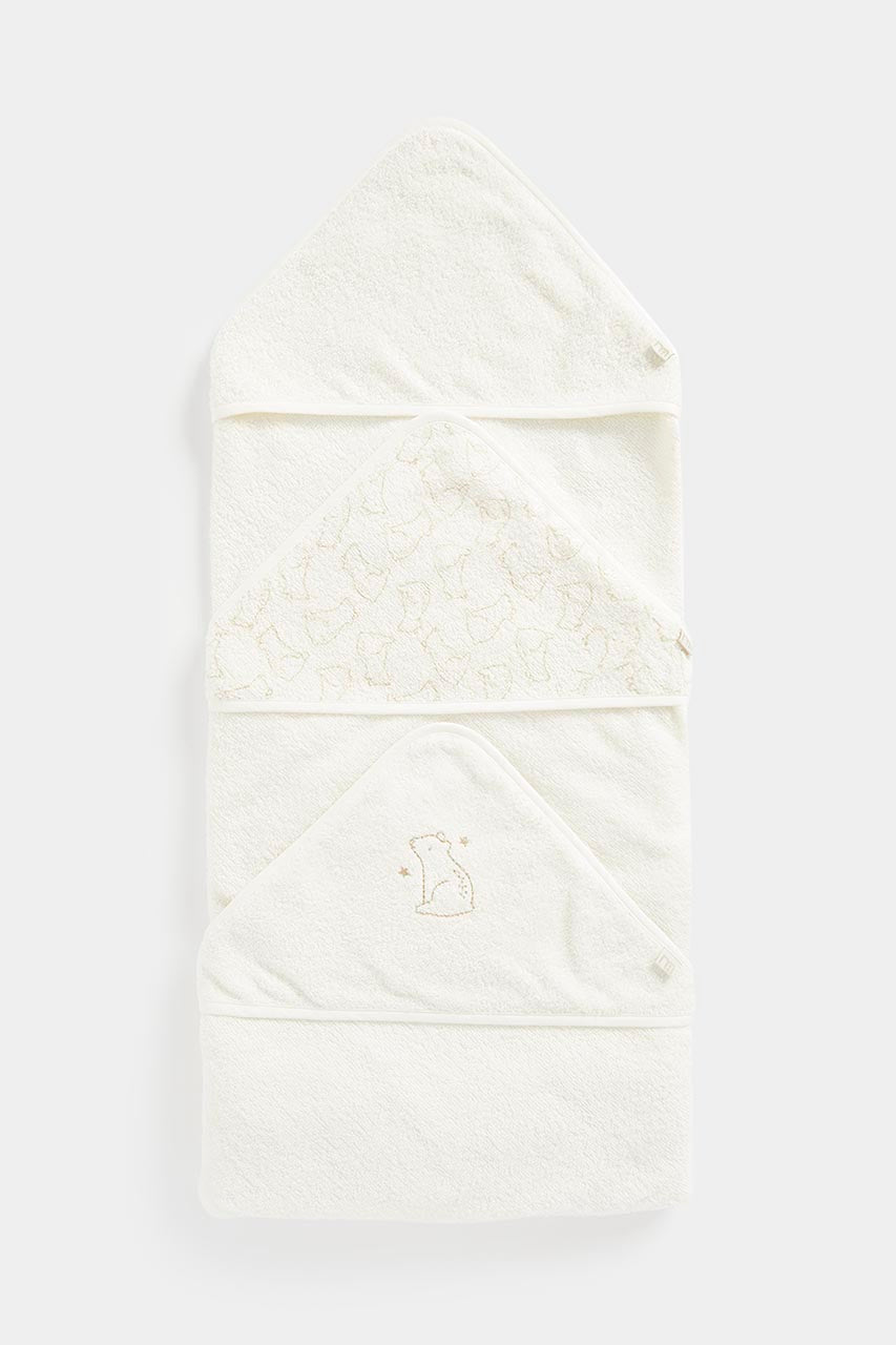 Mothercare Cuddle and Dry Hooded Towels - 3 Pack