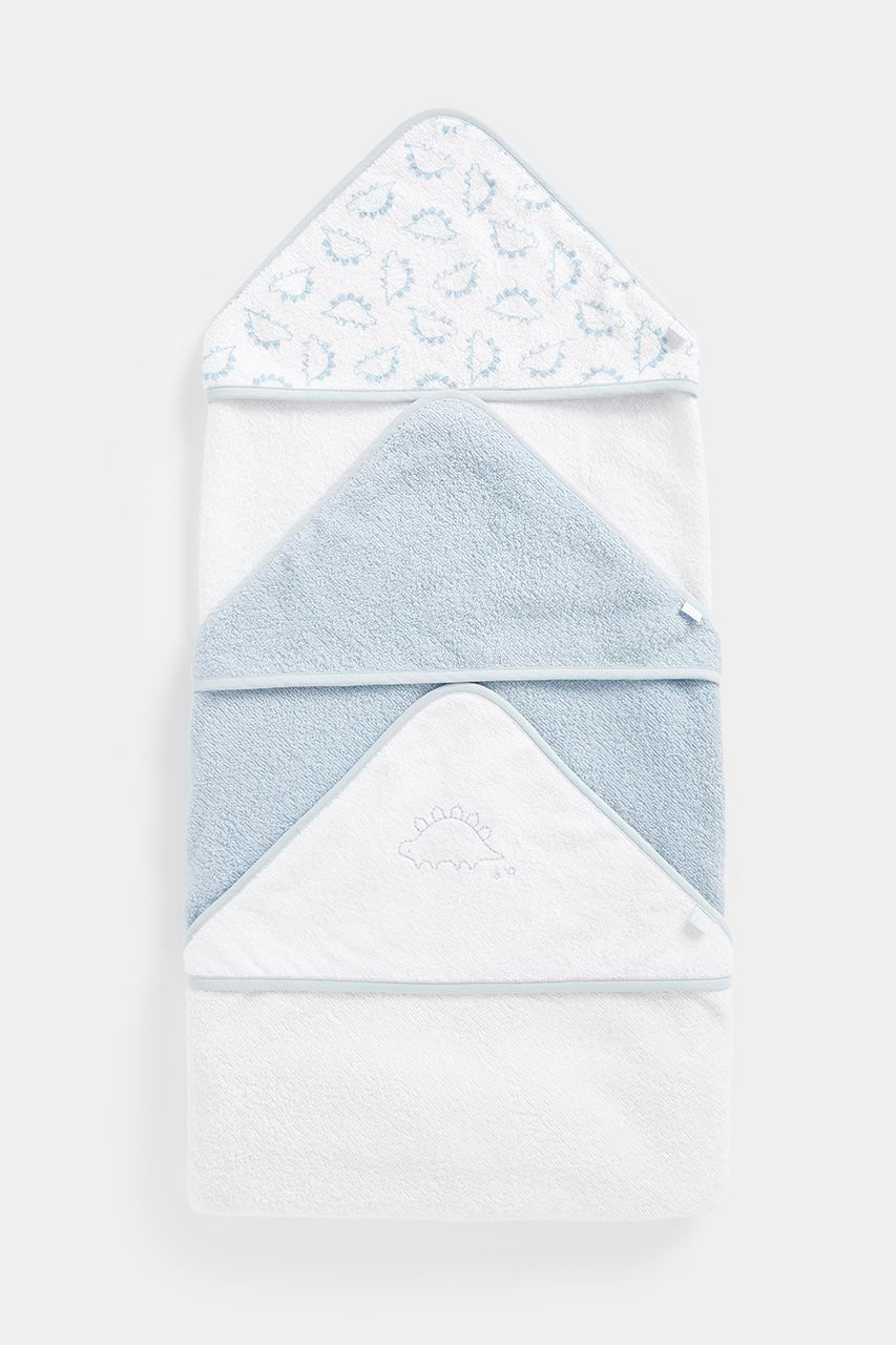 Mothercare Cuddle and Dry Hooded Towels - 3 Pack