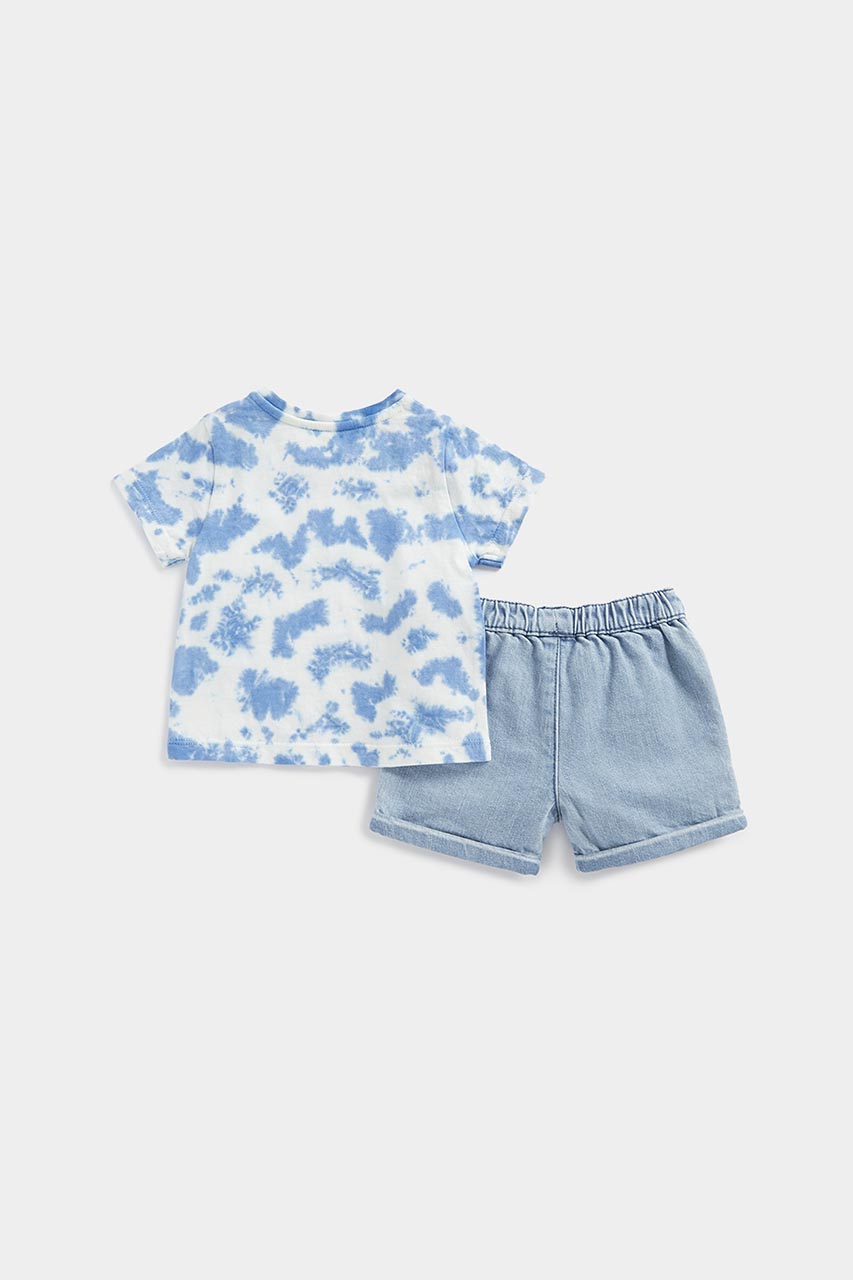 Mothercare Dino T-Shirt, Shorts and Hat Set