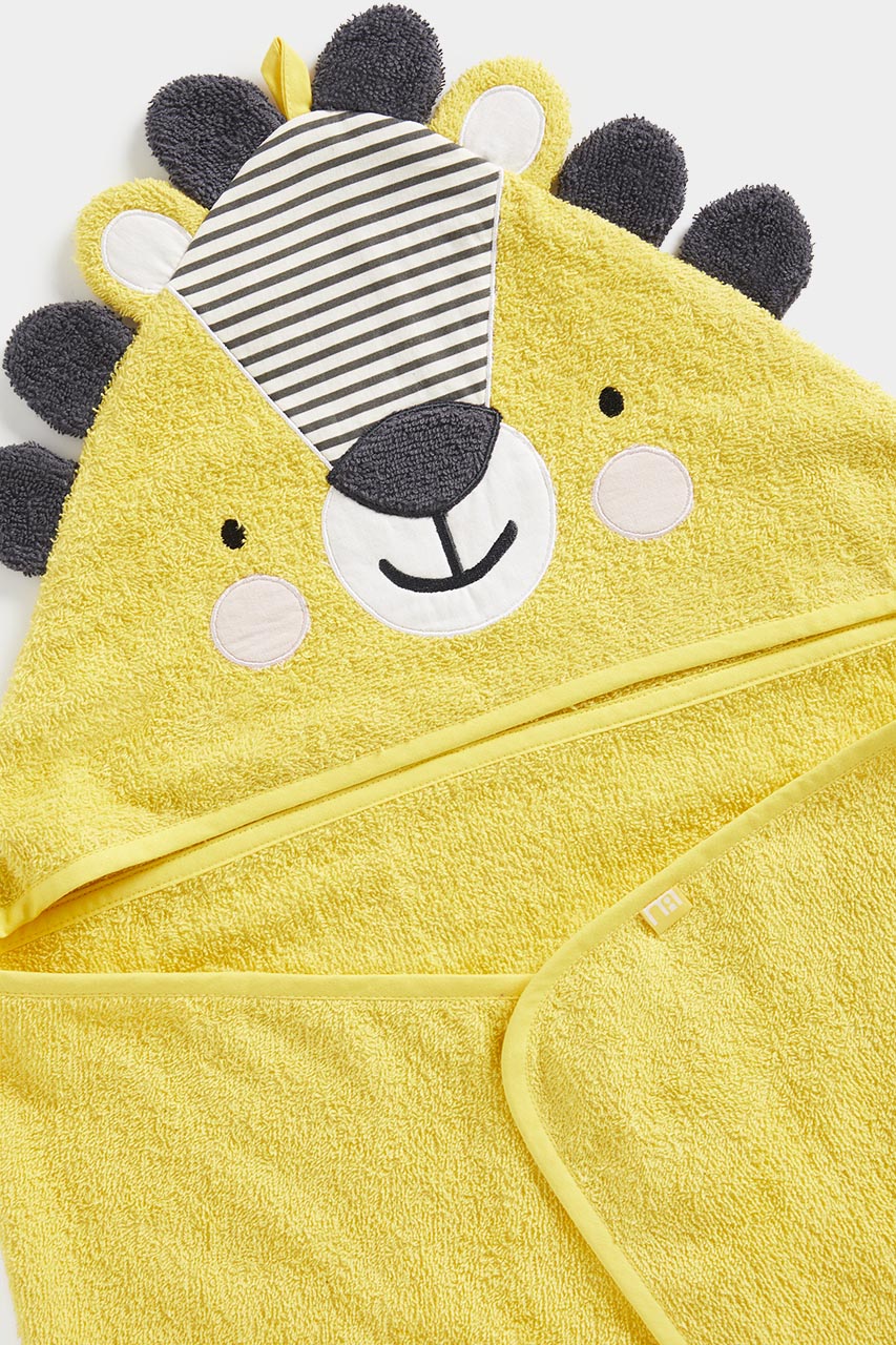 Mothercare Lion Cuddle and Dry Hooded Toddler Towel