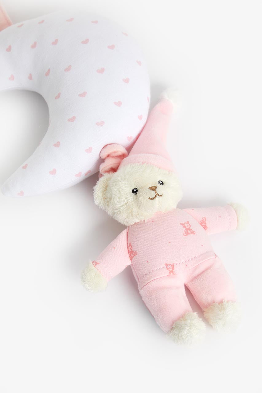 Mothercare Pink Bedtime Bear Musical Toy