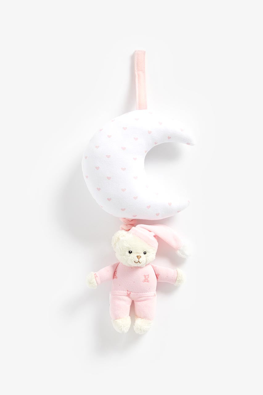 Mothercare Pink Bedtime Bear Musical Toy