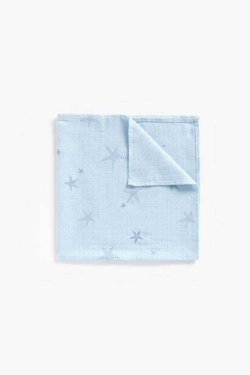 Mothercare You, Me and the Sea Muslin Cloths - 3 Pack