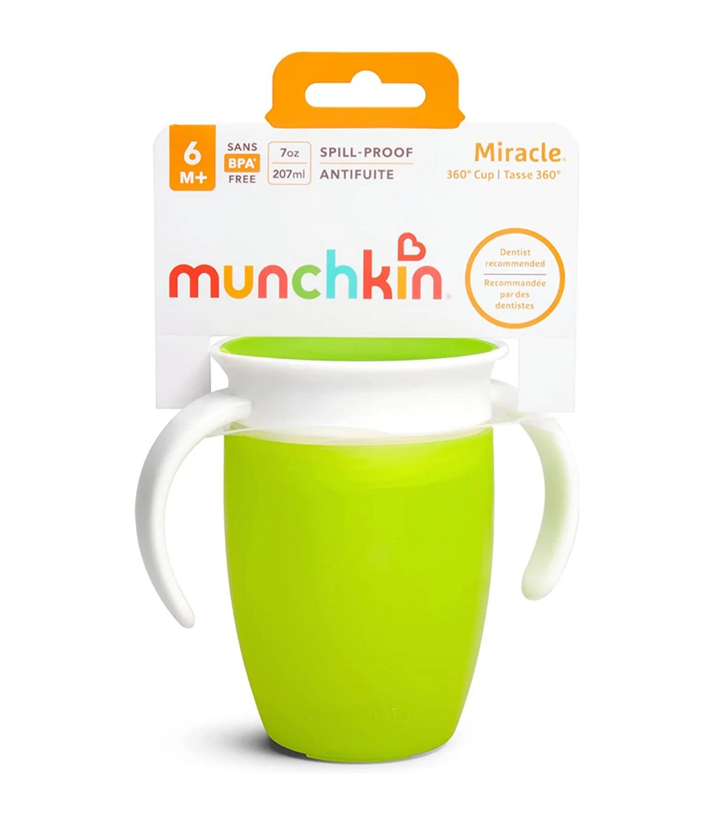 Munchkin Miracle® 360° Trainer Cup 7oz with Lid – Mothercare