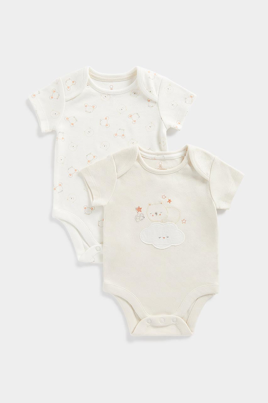 My First Bear and Mouse Bodysuits - 2 Pack