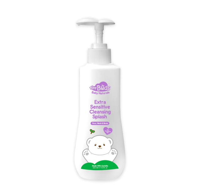 Tiny Buds Extra Sensitive Baby Cleansing Splash Bottle (350ml)