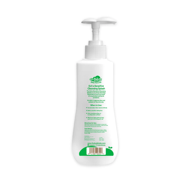 Tiny Buds Extra Sensitive Baby Cleansing Splash Bottle (350ml)