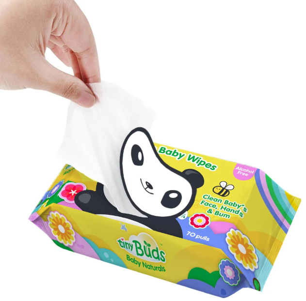 Tiny Buds Organic Baby Wipes (70 Pulls)