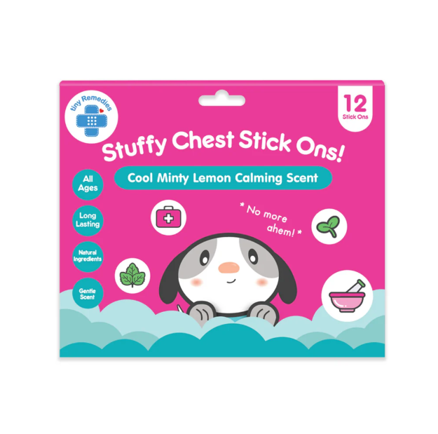 Tiny Remedies Stuffy Chest Stick Ons 12S