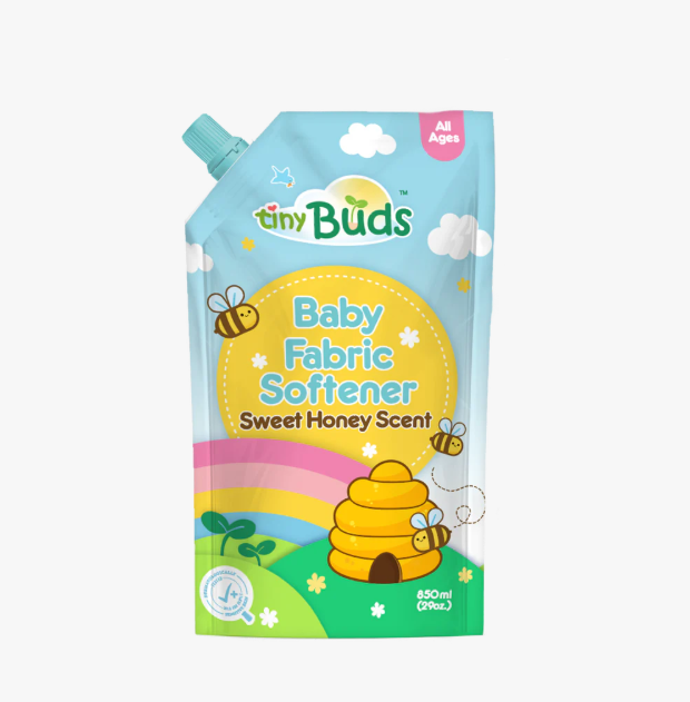 Tiny Buds Fabric Softener Sweet Honey Scent Refill  (850ML)