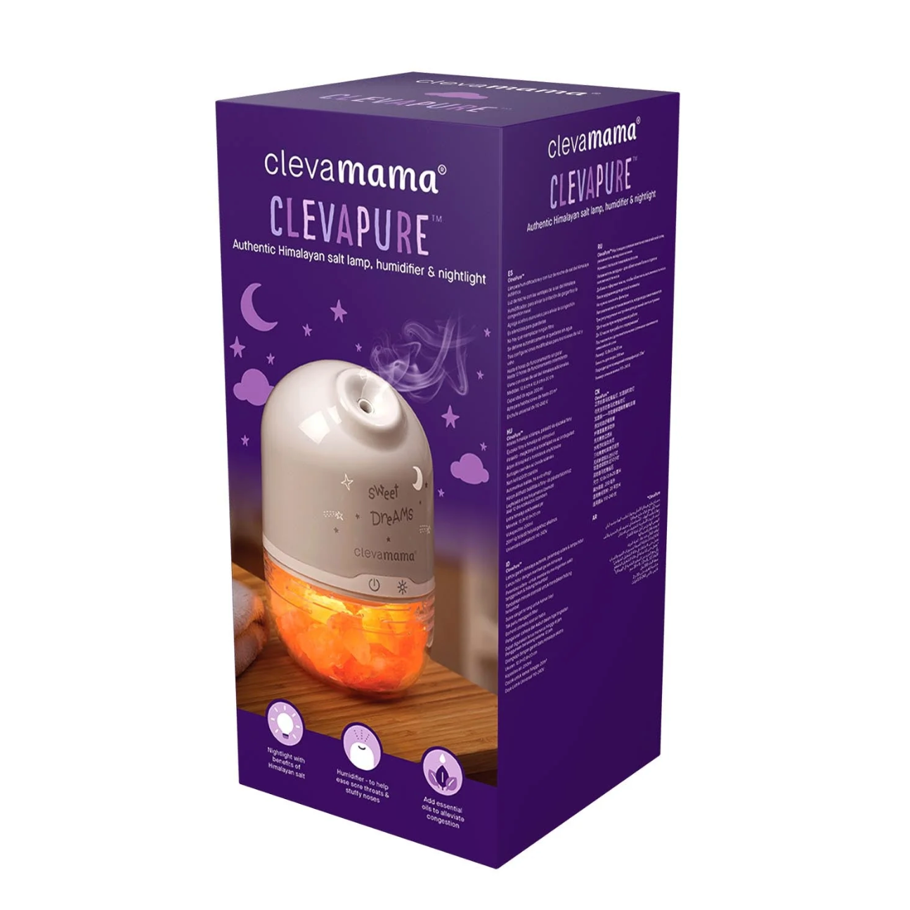 Clevamama ClevaPure™ Salt Lamp & Humidifier