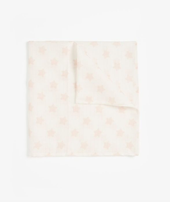 Mothercare Pink Muslins - 6 Pack