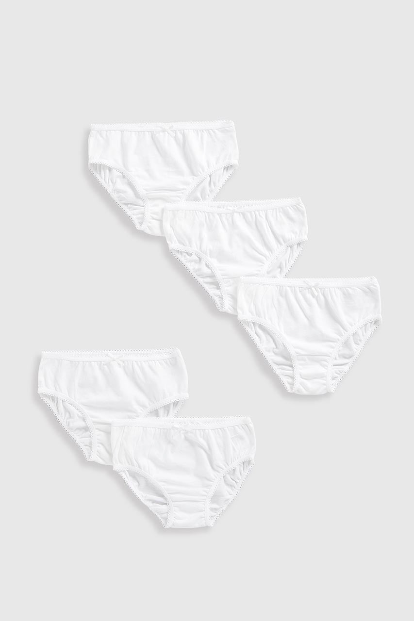 White Briefs - 5 Pack